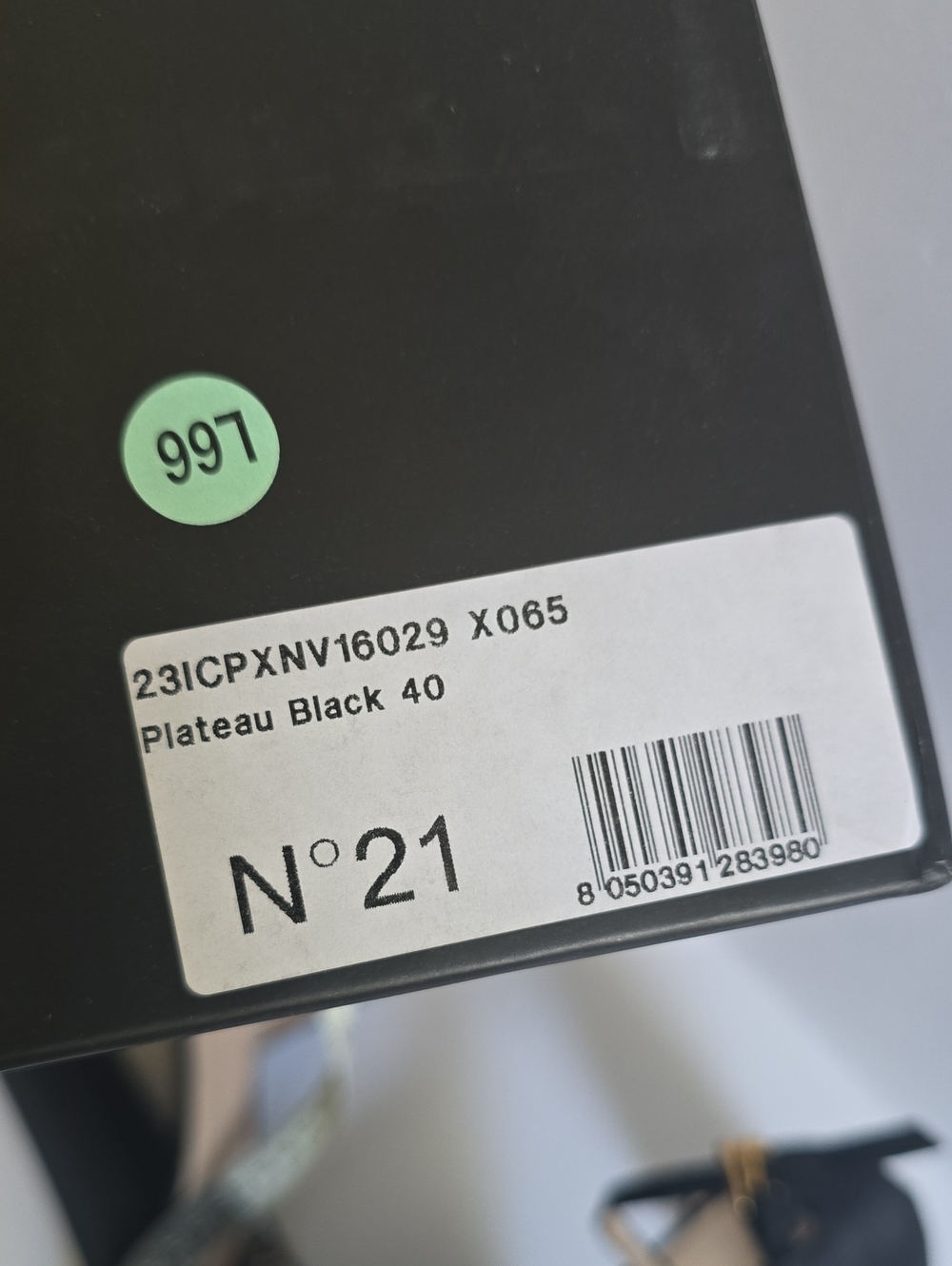 Nº21 Ankle-Strap Platform Heels Black Size 40 - Picture 13 of 13
